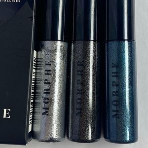 BNIB Morphe Metallic Eyeshadow Trio in ‘Midnight Heat’